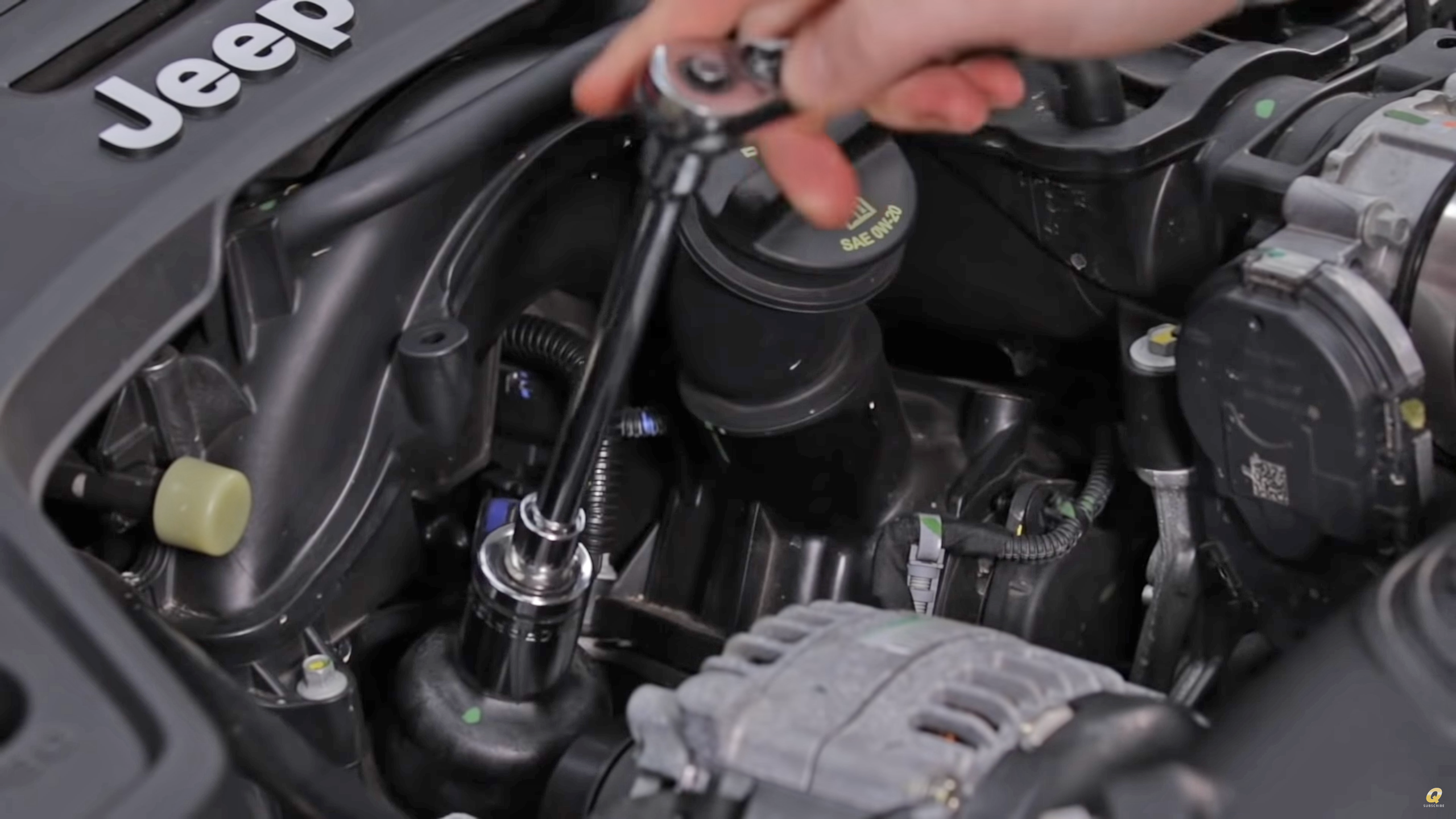 How To Do An Oil Change On A 2018 And Newer Jeep Wrangler JL 3.6L Pentastar  V6 | Quadratec