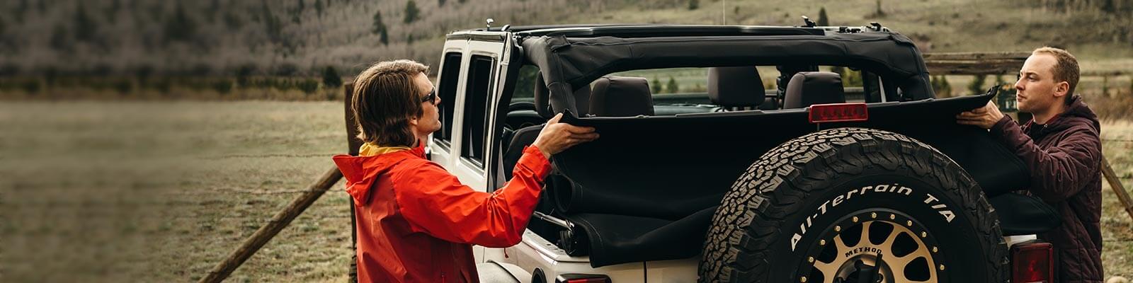 Find Jeep Soft Tops by Vehicle