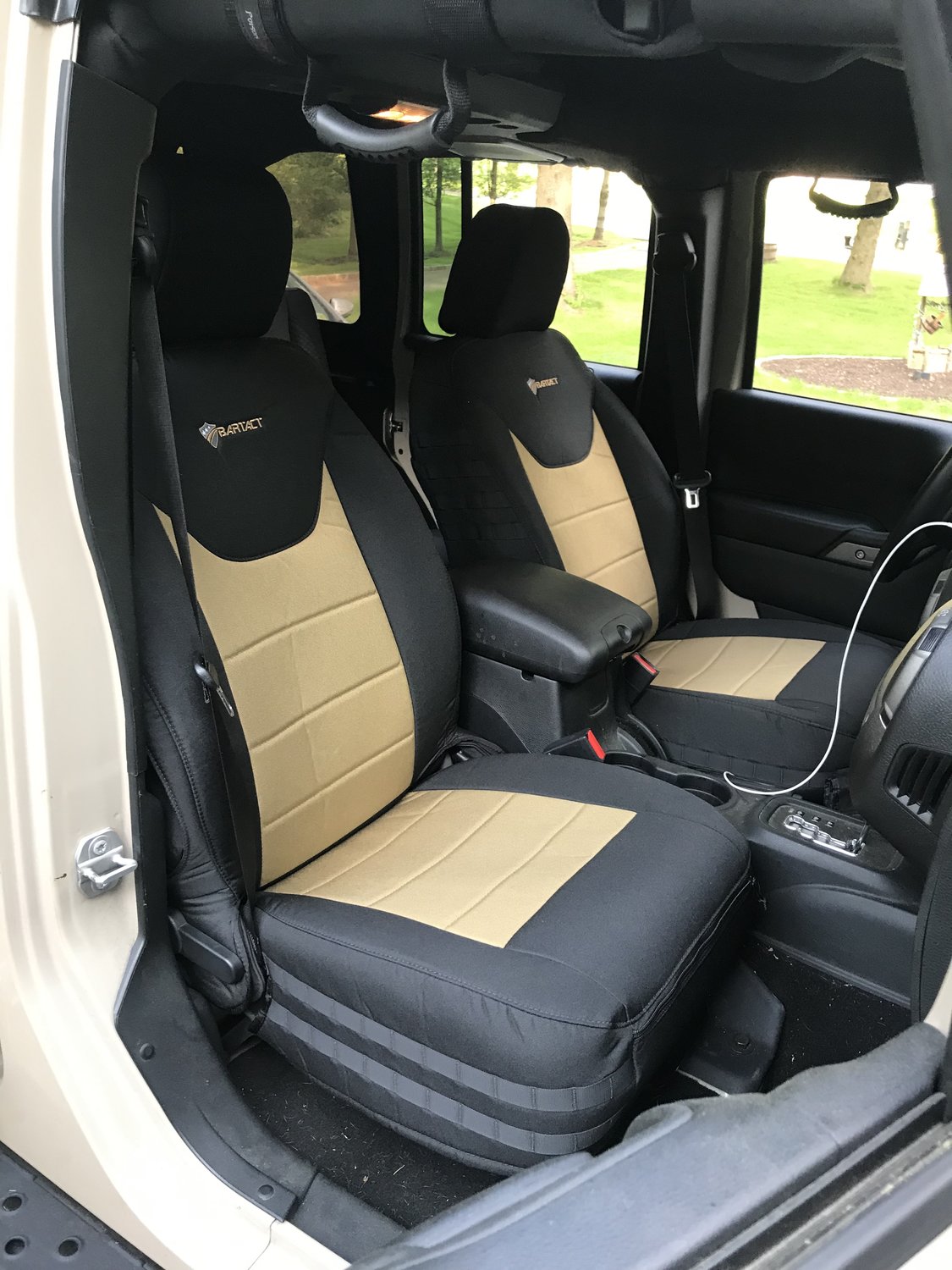 Bartact Mil-Spec Super Front Seat Covers for 13-18 Jeep Wrangler JK  Quadratec