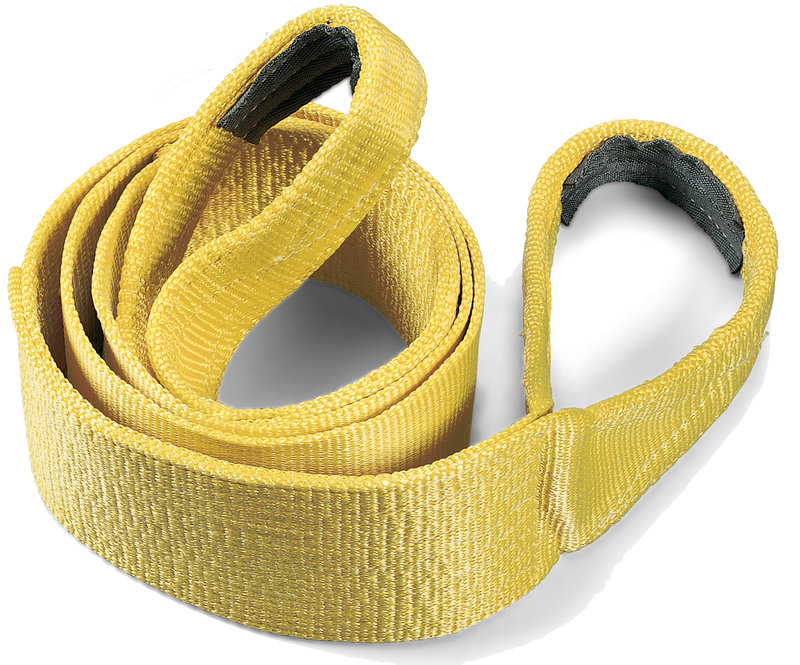 Tow Strap 20000 lbs - 2 x 30' Gray With Black Ends