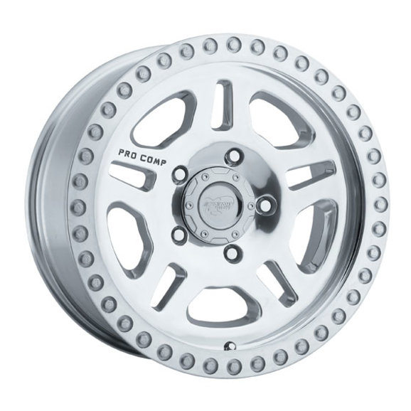 Pro Comp Series 1028 Full Polished Finish Alloy Wheel for Jeep Vehicles