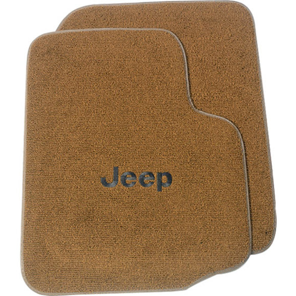 Auto Custom Carpets Jeep Custom Front Floor Mats for 55-75 Jeep CJ-5 & CJ-6  | Quadratec