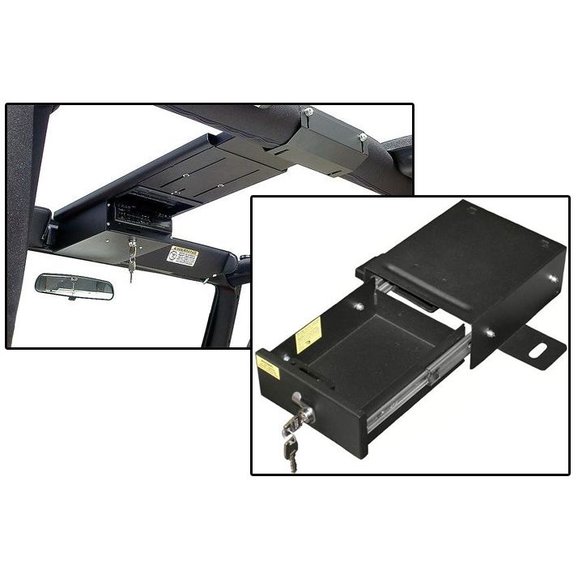 Tuffy 06 TJ/TJD Security Products Single Compartment Overhead Security  Console & Conceal Carry Security Drawer for 03-06 Jeep Wrangler TJ &  Unlimited 