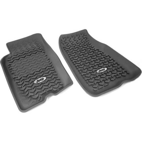 Rugged Ridge Dmc1292026 Front Floor Liners With Jeep Logo For 93