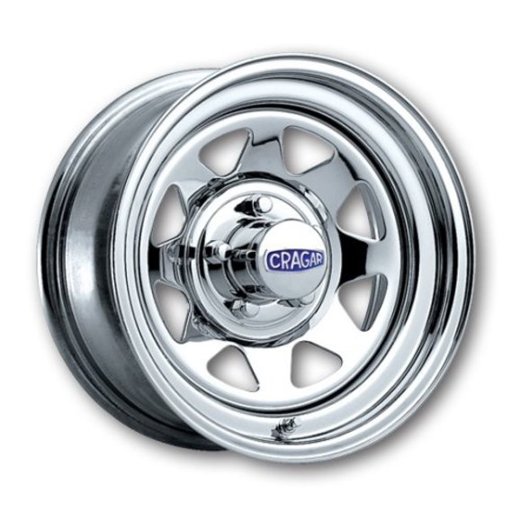 Cragar Series 315 Chrome Nomad II Steel Wheel for Jeep Vehicles with