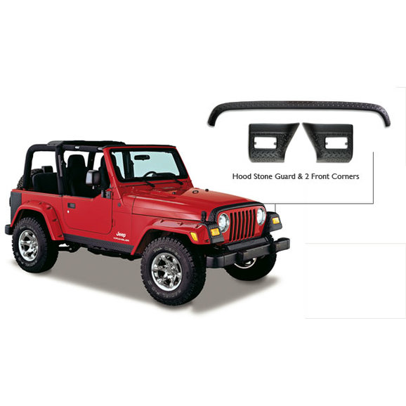 Jeep Wrangler Corner Guards, Jeep LJ Corner Guard Set