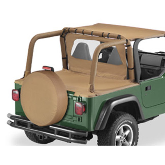 Bestop Duster Rear Deck Cover for 97-02 Jeep Wrangler TJ with Hardtop