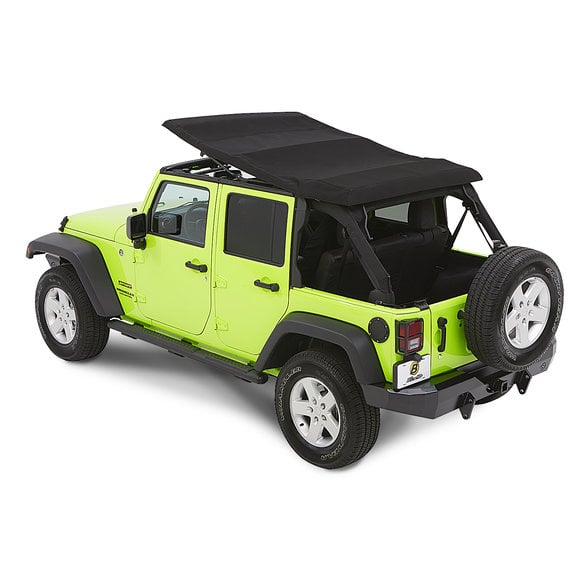 Bestop Trektop NX Glide Twill Soft Top for 07-18 Jeep Wrangler JK 4 Door |  Quadratec