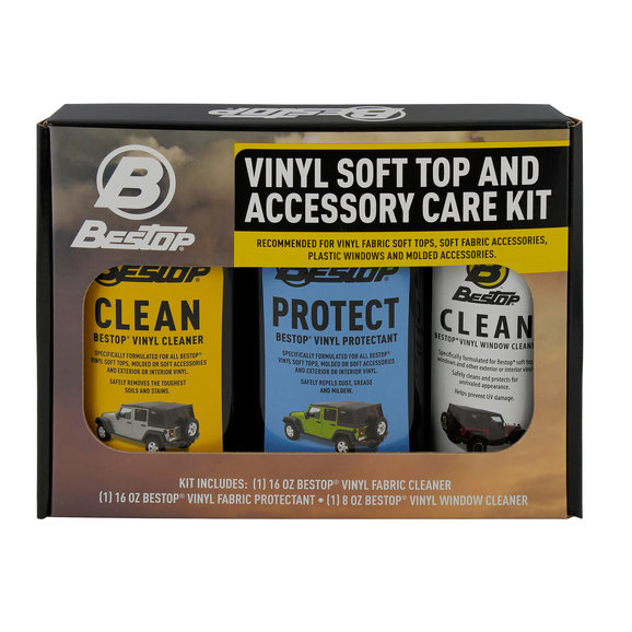 Bestop 00 Three Pack Cleaner and Protectant Kit