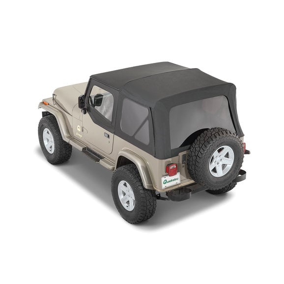 QuadraTop Premium Special Edition Replacement Soft Top for 88-95 Jeep  Wrangler YJ | Quadratec