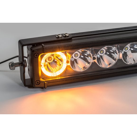 Quadratec J5 LED Light Bar with Amber Clearance Cab Lights | Quadratec