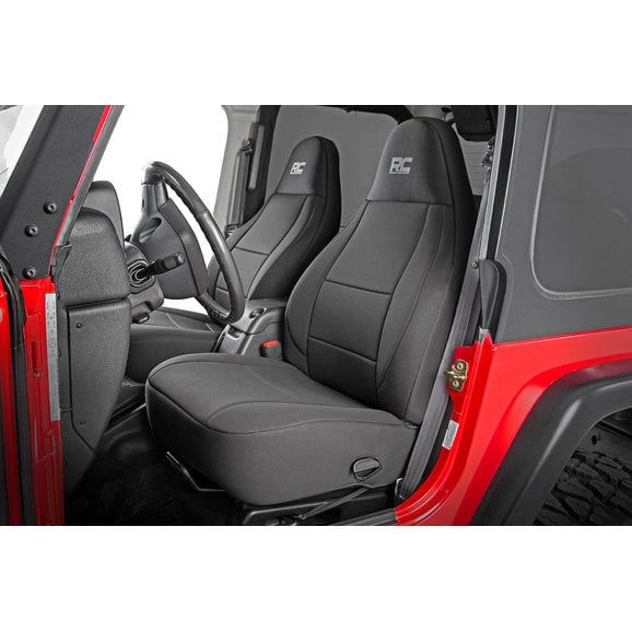 Rough Country 91001 Front & Rear Seat Covers for 0306 Jeep Wrangler TJ