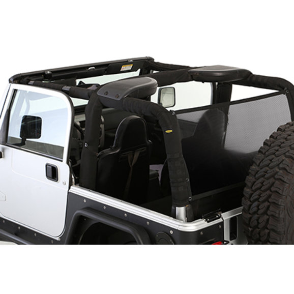 Smittybilt 95601 Cloak Mesh Sides u0026 Rear for 97-06 Jeep Wrangler TJ |  Quadratec