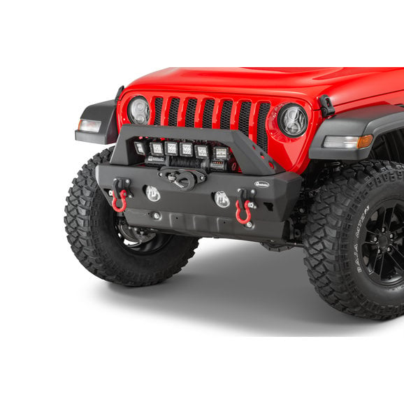 Quadratec Brute Strength™ Winch Bumper for 18-23 Jeep Wrangler JL &  Gladiator JT | Quadratec