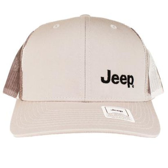 Jeep Merchandise Jeep Logo Richardson Trucker Hat in Gray & Camo | Quadratec