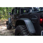 Bushwacker 10923-07 Flat Style Fender Flares for 18-22 Jeep Wrangler JL ...