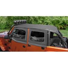 Rampage Products 94935 Combo Brief Topper in Black Diamond for 10-12 Jeep  Wrangler Unlimited JK 4 Door | Quadratec