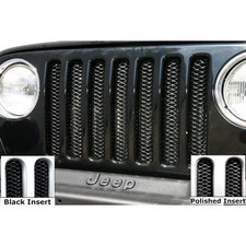 OMIX Grille Inserts with Headlamp Bezels & Rear Tail Light Guards