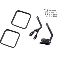 OMIX 11017.01 Dual Focal Point Mirrors in Black for 87-02 Jeep Wrangler ...