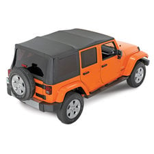 Supertop® Squareback Soft Top - Jeep 2007-18 Wrangler JK