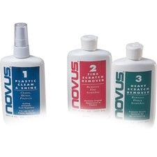 Novus 1, 2, 3 Set 8oz Bottle Of Each Cleaner & Polish