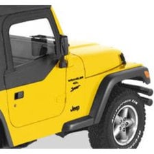 QuadraTop Upper Door Skins for 97-06 Jeep Wrangler TJ | Quadratec