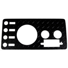 Warrior Products Dash Panel Overlay for 09-10 Jeep Wrangler JK with Manual  Windows