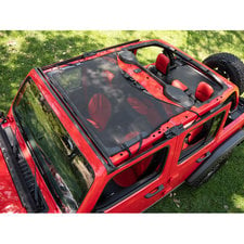 MasterTop Bimini Plus Top with Integrated Grab Handles For 20+ Jeep  Gladiator JT 143017