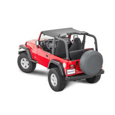 MasterTop Bimini Top Plus for 97-06 Jeep Wrangler TJ | Quadratec
