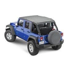 Bestop Cable-Style Safari Bikini Top for 10-18 Jeep Wrangler