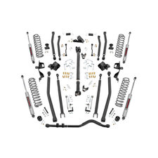 Rough Country 3.5in Suspension Lift Kit Stage 2 with Control Arms for 18-23  Jeep Wrangler JL Unlimited