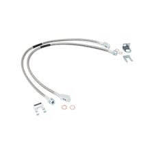 Rough Country 89703 Rear Stainless Steel Brake Line for 84-06 Jeep