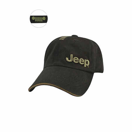 Jeep Merchandise Contrast Stitch Embroidered Jeep Cap | Quadratec