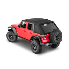  MasterTop Complete Soft Top with Hardware - Fits Jeep Wrangler  JL 4-Door 2018-2023 - Jeep Wrangler JLU Soft Top 4 Door Jeep Wrangler Soft  Top - Jeep JL Soft Top 4 Door, Black Diamond : Automotive