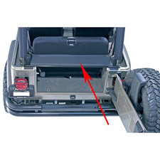 MasterTop 14502115 Rear Tonneau Cover for 87-91 Jeep Wrangler YJ