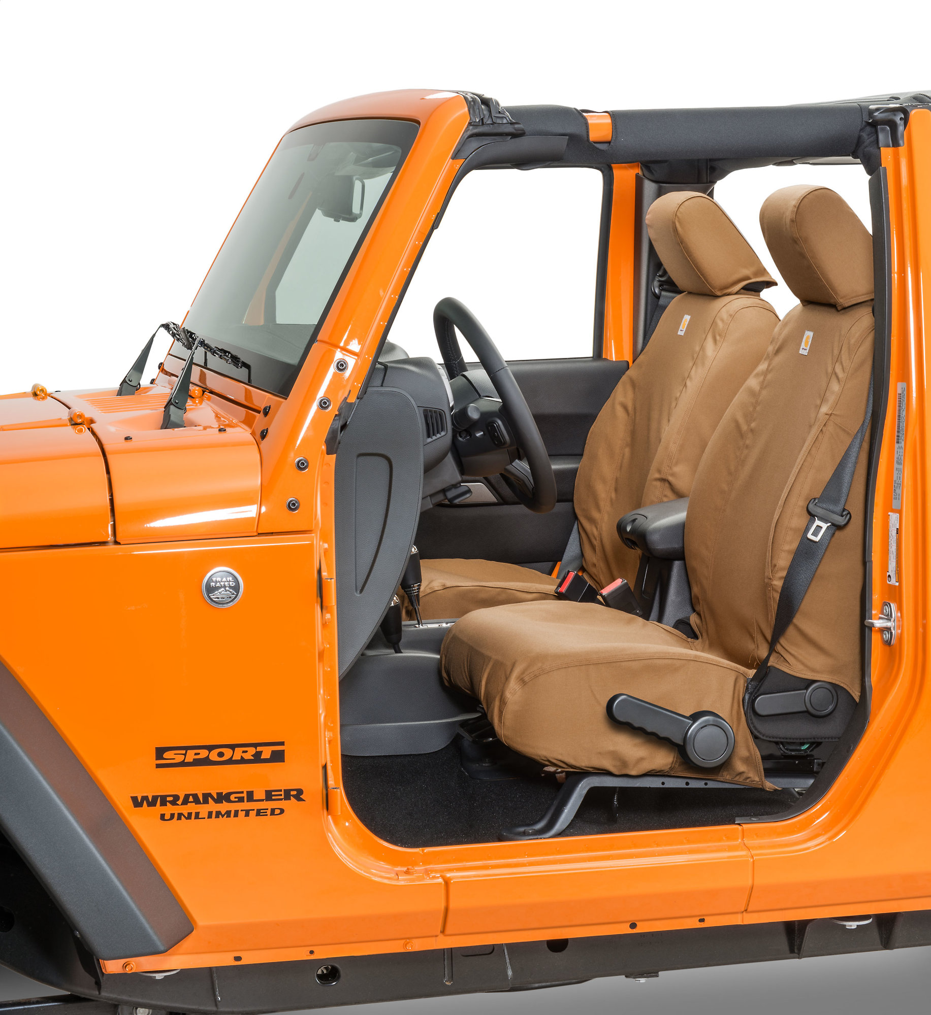 Covercraft Carhartt Front SeatSaver Seat Protector for 03-06 Jeep Wrangler  TJ & Unlimited | Quadratec