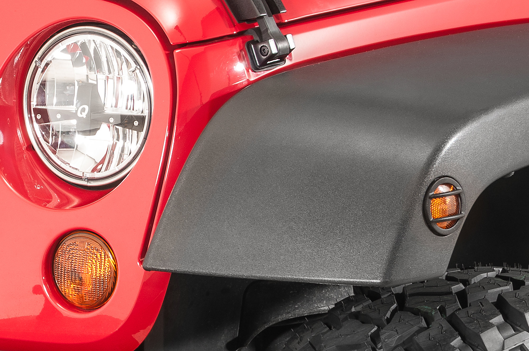 Kentrol Stainless Steel Side Markers Covers for 07-18 Jeep Wrangler JK  Quadratec