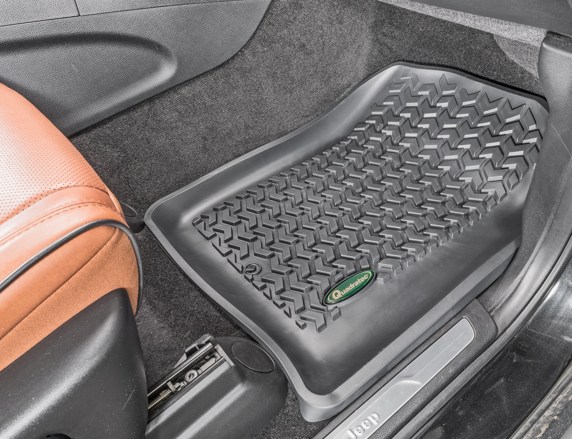 Quadratec Ultimate All Weather Front Floor Liners for 11-21 Jeep Grand  Cherokee WK2 | Quadratec