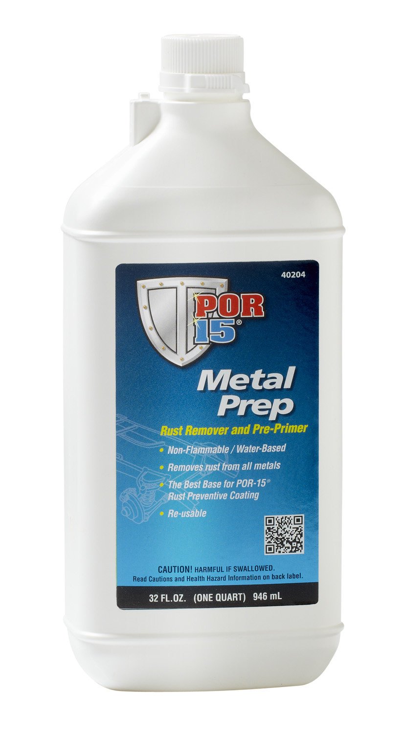 Por-15 40204 Metal Prep Rust Neutralizer and Pre-Primer (Quart