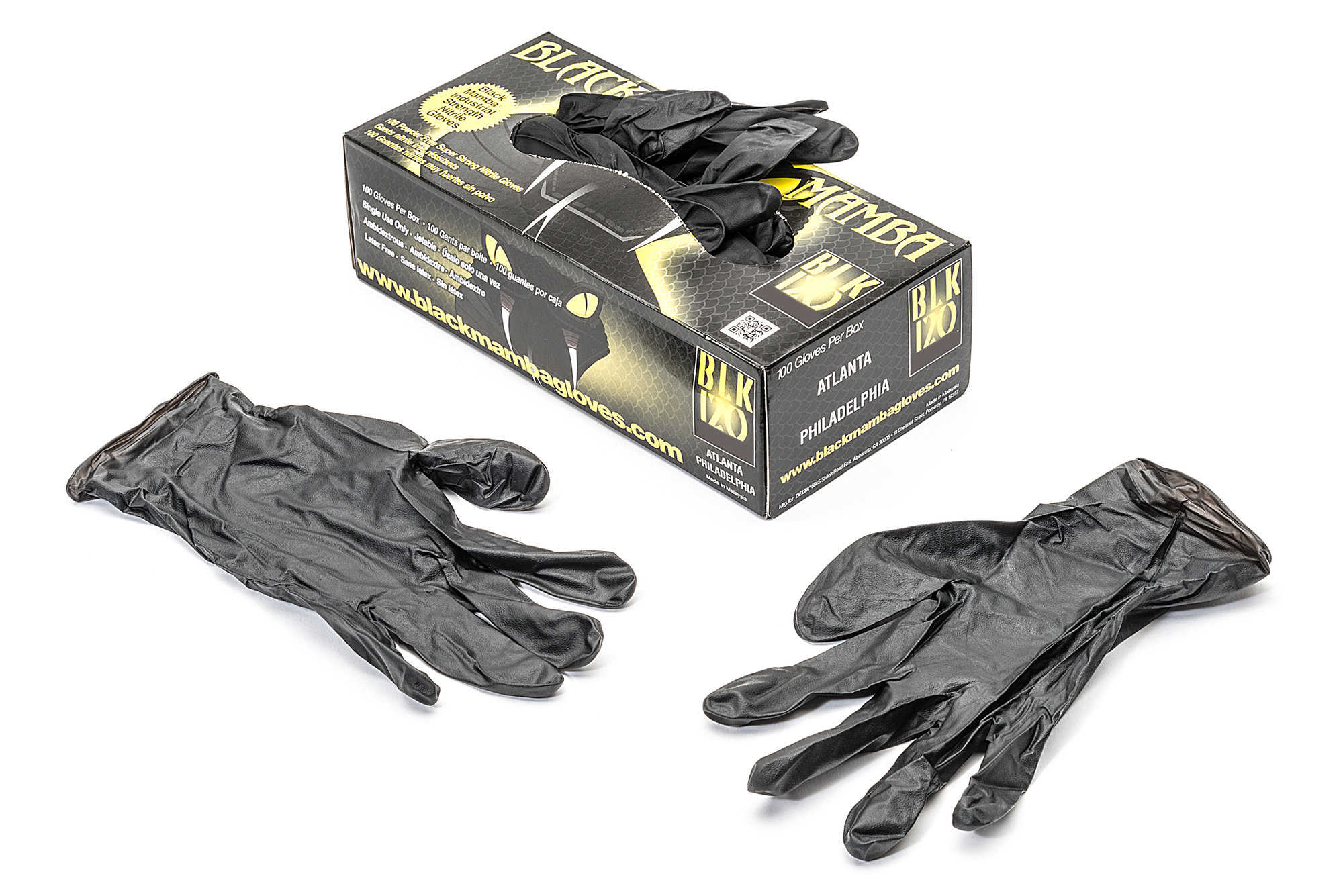 Black Mamba Nitrex Gloves | Quadratec