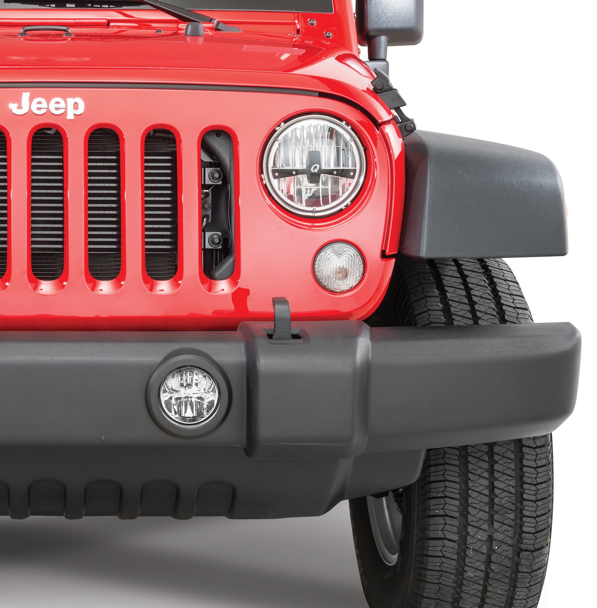 Quadratec LED Fog Lights Kit for 07-22 Jeep Wrangler JK & 18-22 Wrangler JL  Sahara or Rubicon with Plastic Bumper | Quadratec