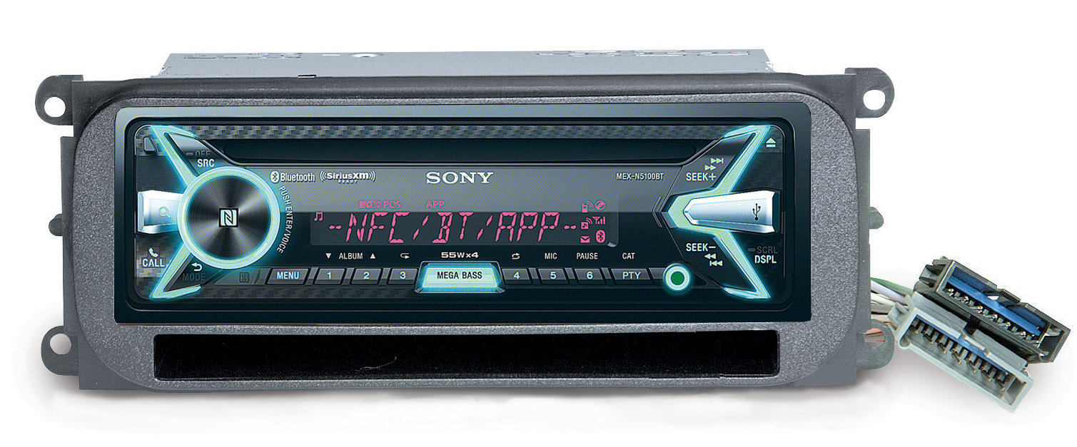 Sony MEX-N5100BT Stereo Receiver for Bluetooth & Install Kit | Quadratec