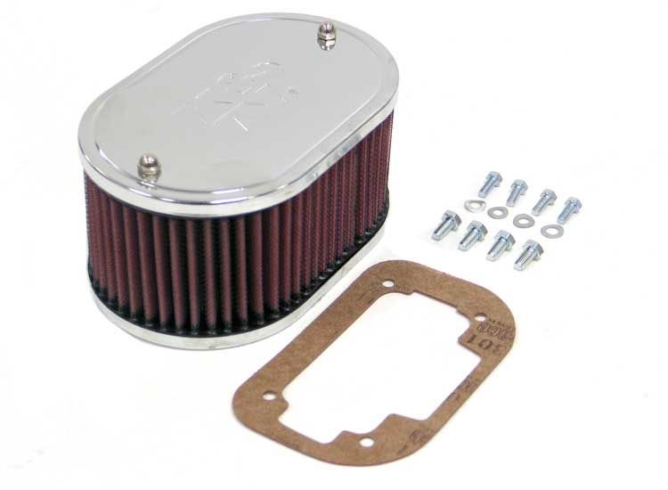 K&N 56-1040 Air Filter Assembly for Weber Carburetor | Quadratec