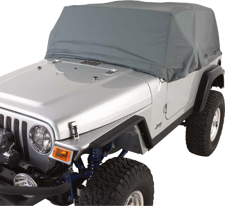 Rugged Ridge 13321.01 Weather Lite Cab Cover for 76-06 Jeep CJ-7 & Wrangler  YJ, TJ | Quadratec