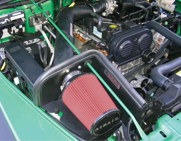 AIRAID 310-137 Cold Air Dam Intake for 03-06 Jeep Wrangler TJ with 2.4L I4  Engine Quadratec