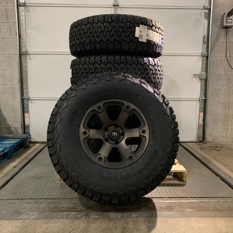 Fuel® Off-Road Beast Wheel & Tire Package with BFGoodrich ...