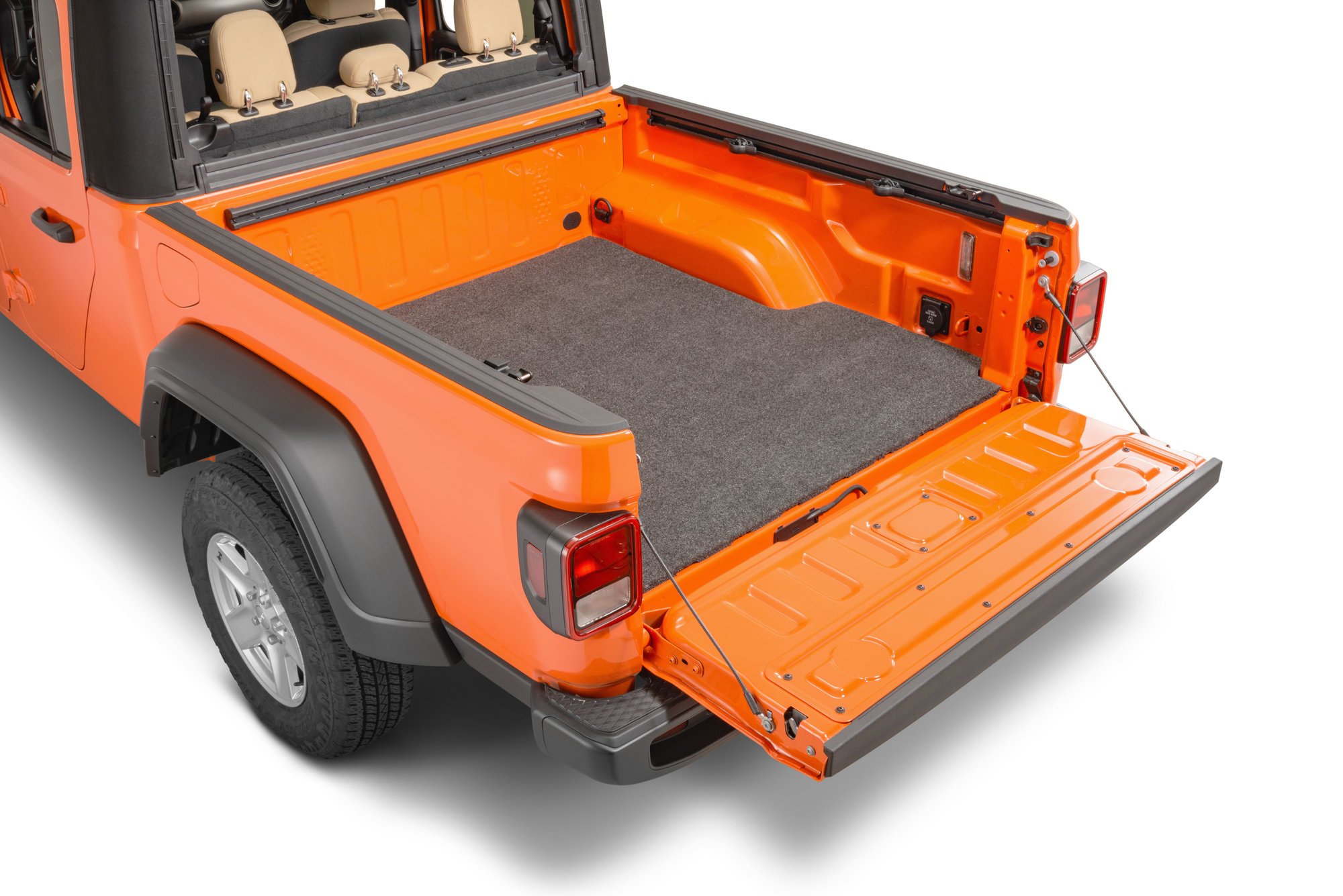 Bedrug Rear Bed Mat Liners for 2020 Jeep Gladiator JT | Quadratec