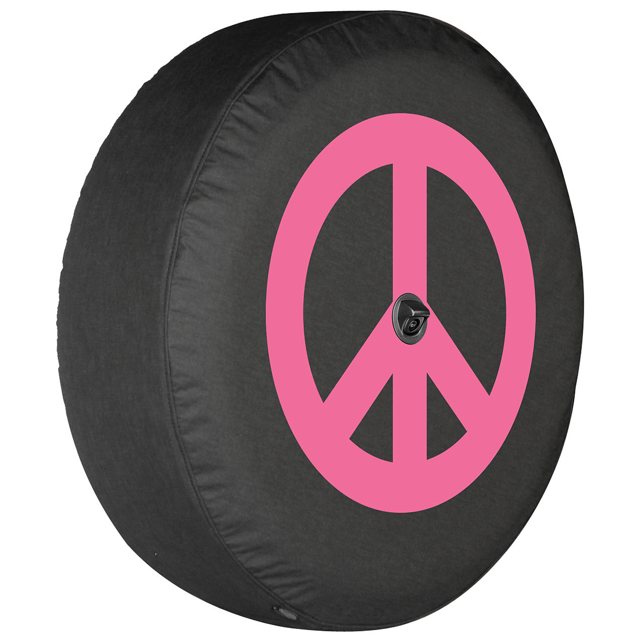 Boomerang Enterprises Peace Sign Logo Tire Cover for 18-20 Jeep Wrangler JL  Quadratec