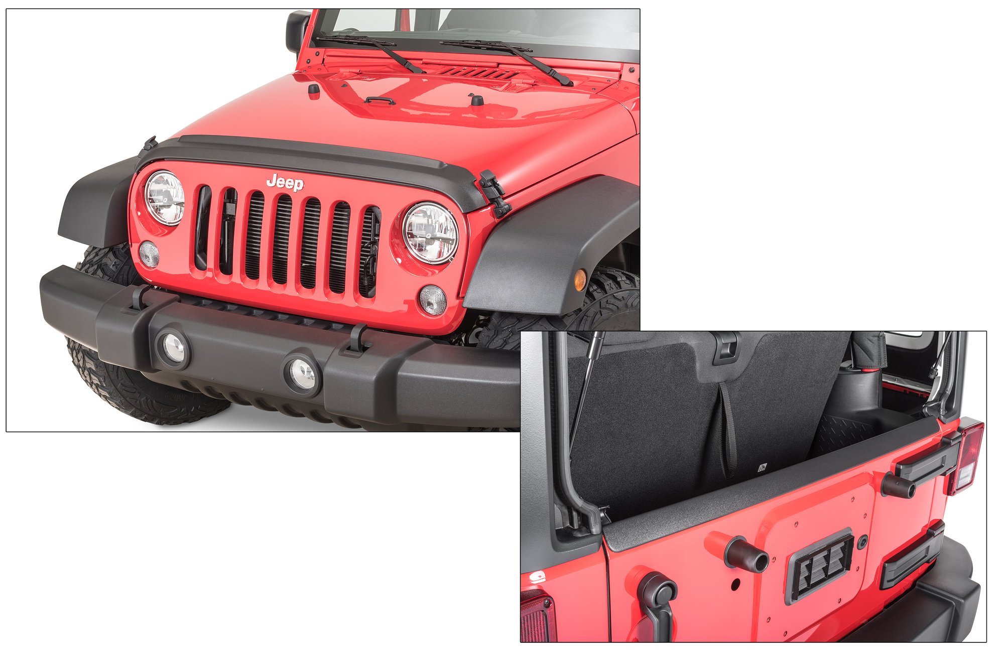 Bushwacker 14013 TrailArmor Bug Guard  Tailgate Protector for 07-18 Jeep  Wrangler JK Quadratec