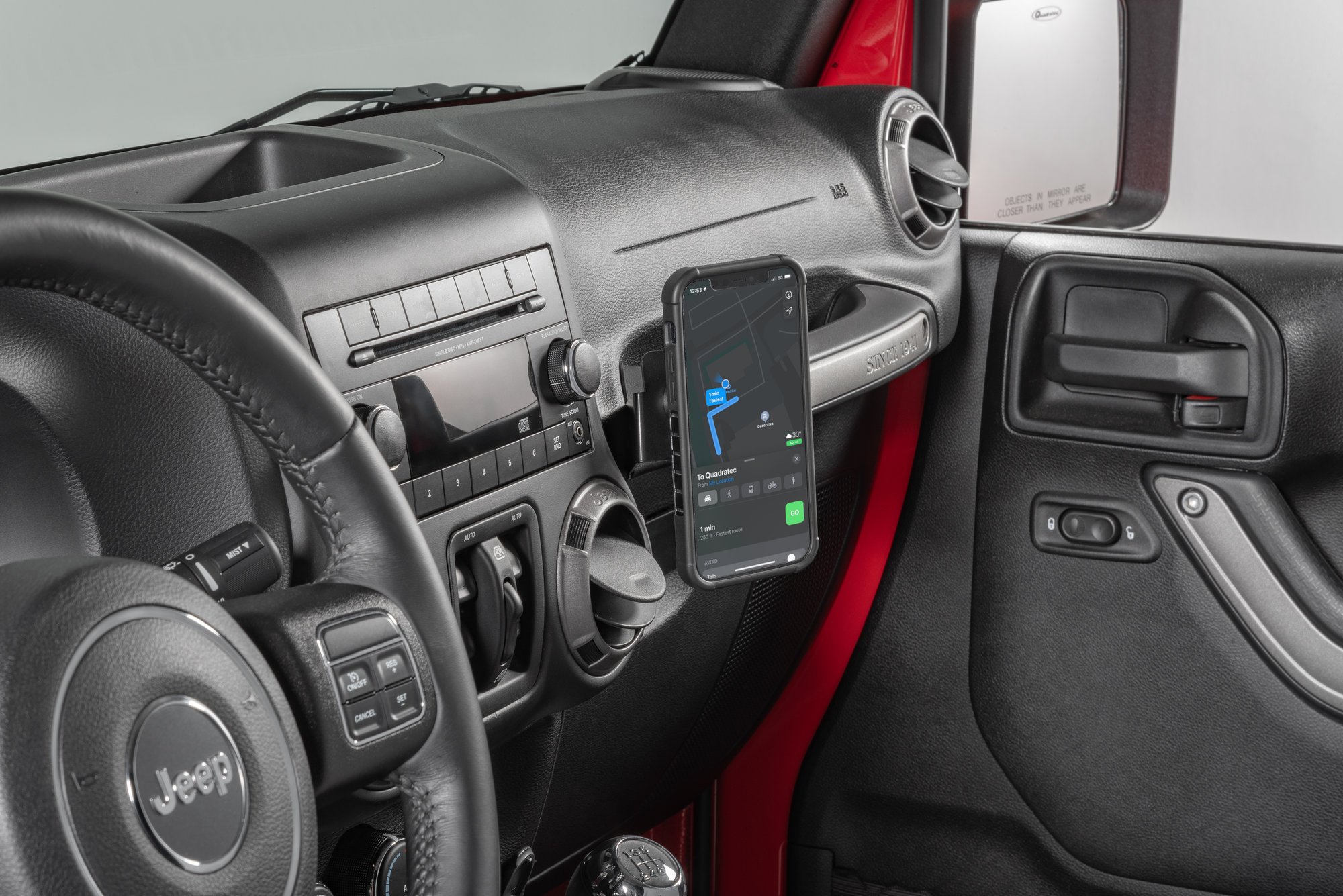 Top 83+ imagen jeep wrangler phone mount